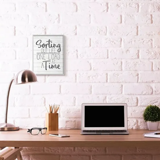 Kirkland's Home Sorting Out Life One Load At A Time Wall Plaque- Wall Quotes & Signs
