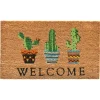 Kirkland's Home Southwestern Cactus Coir Doormat- Doormats