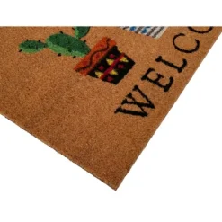 Kirkland's Home Southwestern Cactus Coir Doormat- Doormats