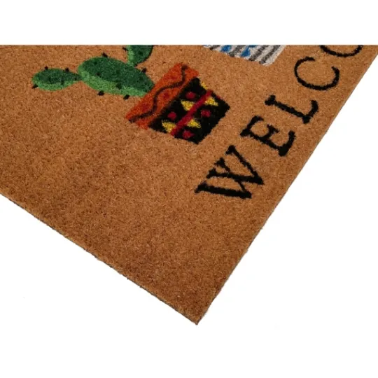 Kirkland's Home Southwestern Cactus Coir Doormat- Doormats