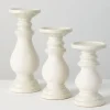 Kirkland's Home Speckled Ceramic Candle Holders, Set Of 3- Candle Holders