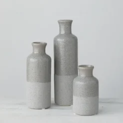 Kirkland's Home Speckled Vases, Set Of 3- Vases