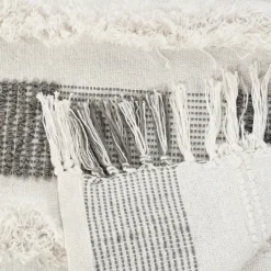 Kirkland's Home Spencer Gray And White Plaid Throw- Blankets & Throws