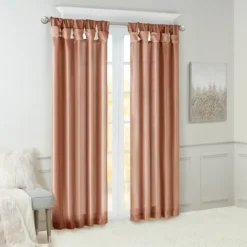Kirkland's Home Spice Twist Top Curtain Panel, 84 In.- Curtains & Drapes