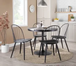 Kirkland's Home Spindle High Back Dining Chairs, Set Of 2- Dining Chairs