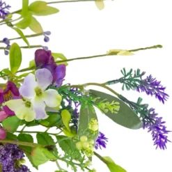 Kirkland's Home Spiral Lavender And Wildflower Blend Wreath- Wreaths