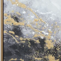Kirkland's Home Splatter Abstract Framed Canvas Art Print- Canvas Art