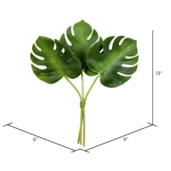 Kirkland's Home Split Philodendron Leaf Bundles, Set Of 2- Stems & Bouquets