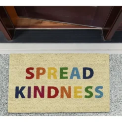 Kirkland's Home Spread Kindness Rainbow Coir Doormat- Doormats