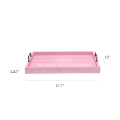 Kirkland's Home Spring Has Sprung Wood Tray- Decorative Trays