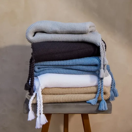 Kirkland's Home Spring Knit Throw Blanket- Blankets & Throws