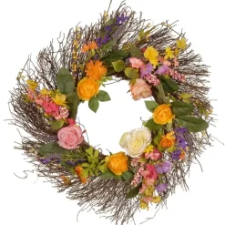 Kirkland's Home Spring Wildflower Wreath- Wreaths
