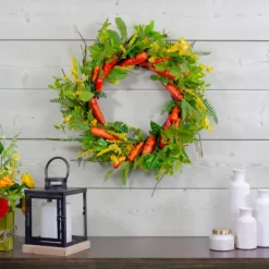 Kirkland's Home Springtime Carrots Easter Wreath- Wreaths