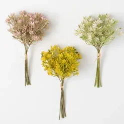 Kirkland's Home Springtime Wildflower Bundles, Set Of 3- Stems & Bouquets
