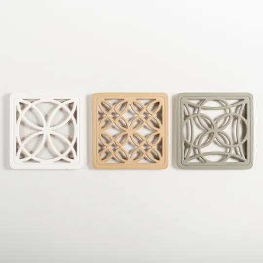 Kirkland's Home Square Scrollwork Wall Plaques, Set Of 3- Wall Plaques