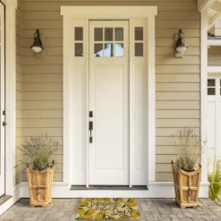 Kirkland's Home Squeeze The Day Coir Doormat- Doormats