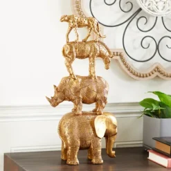 Kirkland's Home Stacked Animals Statue- Statues & Figurines