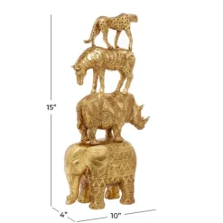 Kirkland's Home Stacked Animals Statue- Statues & Figurines
