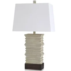 Kirkland's Home Stacked Plates Table Lamp- Table Lamps