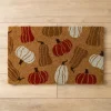 Kirkland's Home Stamped Pumpkins Coir Doormat- Doormats