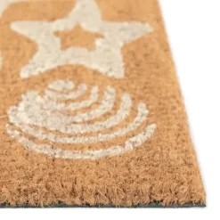 Kirkland's Home Starfish And Sand Dollars Coir Doormat- Doormats