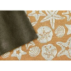 Kirkland's Home Starfish And Sand Dollars Coir Doormat- Doormats