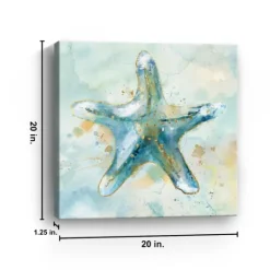 Kirkland's Home Starfish Giclee Canvas Art Print- Canvas Art