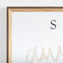 Kirkland's Home Stay Awhile Script Framed Wall Plaque- Wall Quotes & Signs