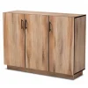 Kirkland's Home Stella Contemporary Oak 3-Door Sideboard- Cabinets & Sideboards