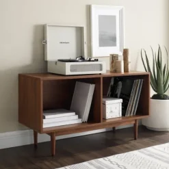 Kirkland's Home Stephen Medium Modern Wood Console Table- Console Tables