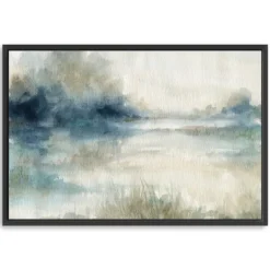 Kirkland's Home Still Evening Waters Ii Framed Giclee Canvas Print- Canvas Art