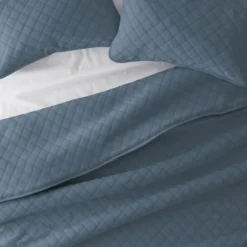 Kirkland's Home Stitched Diamond 3-Pc. King Quilt Set- Quilts