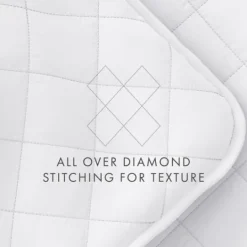 Kirkland's Home Stitched Diamond 2-Pc. Twin Quilt Set- Quilts