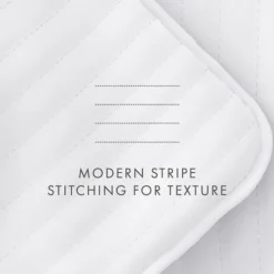 Kirkland's Home Stitched Stripes 3-Pc. King Quilt Set- Quilts