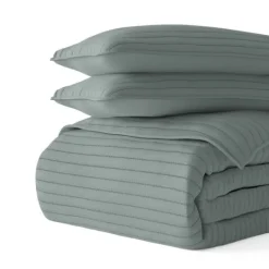Kirkland's Home Stitched Stripes 2-Pc. Twin Quilt Set- Quilts