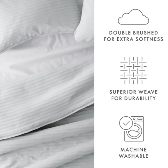 Kirkland's Home Stitched Stripes 2-Pc. Twin Quilt Set- Quilts