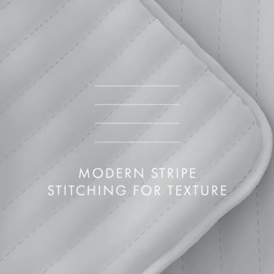 Kirkland's Home Stitched Stripes 2-Pc. Twin Quilt Set- Quilts