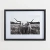 Kirkland's Home Stoic Steer Framed Art Print- Framed Art
