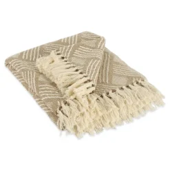Kirkland's Home Stone Basket Weave Throw- Blankets & Throws