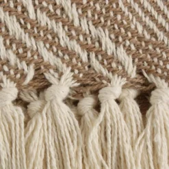 Kirkland's Home Stone Basket Weave Throw- Blankets & Throws