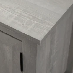 Kirkland's Home Stone Grooved Door Modern Farmhouse Tv Stand- Tv Stands & Media Consoles