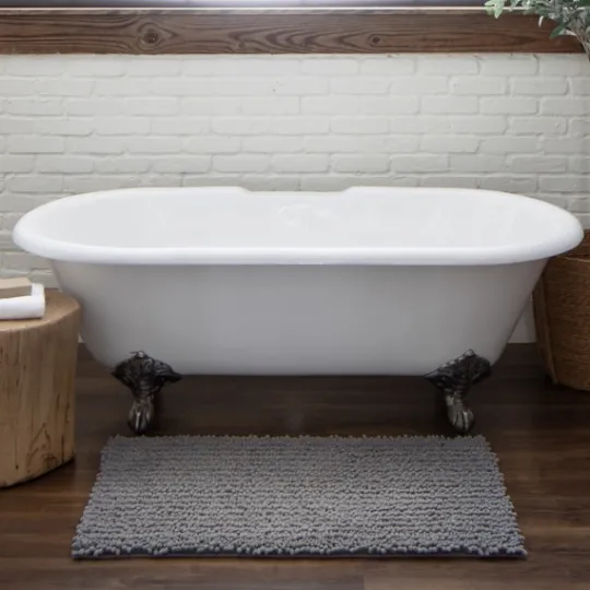 Kirkland's Home Stone Lofty Pile Chenille Bath Mat, 45 In.- Bathroom Rugs