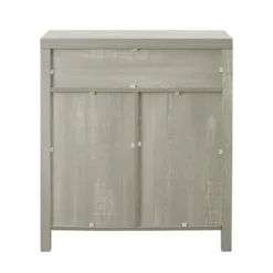 Kirkland's Home Stone Rustic Barndoor Cabinet- Cabinets & Sideboards