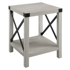 Kirkland's Home Stone Rustic Wood Accent Table- Accent & End Tables