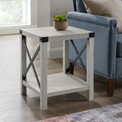 Kirkland's Home Stone Rustic Wood Accent Table- Accent & End Tables
