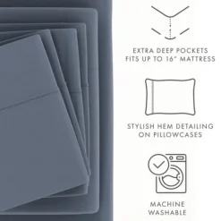Kirkland's Home Stone Ultra Soft 4-Pc. Twin Xl Sheet Set- Bed Sheets
