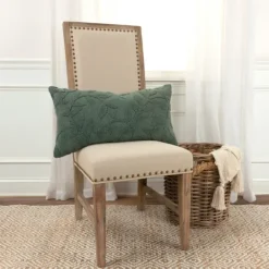 Kirkland's Home Stonewash Botanical Pillow- Pillows
