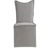 Kirkland's Home Stonewash Fringe Slipcover Dining Chairs, Set Of 2- Dining Chairs