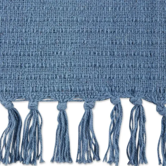 Kirkland's Home Stonewash Ribbed Fringe Throw- Blankets & Throws