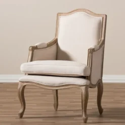 Kirkland's Home Streaked Antique Accent Chair- Accent Chairs